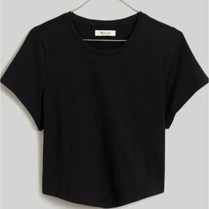 Madewell Dart Heavyweight Jersey Crewneck Short Sleeve Tee Shirt US Women's XS